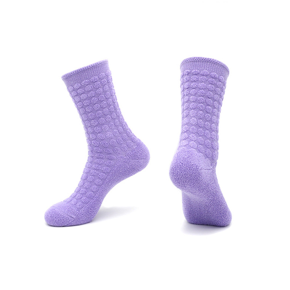 3D Textured Crew Socks | Combed Cotton, Custom Pattern OEM