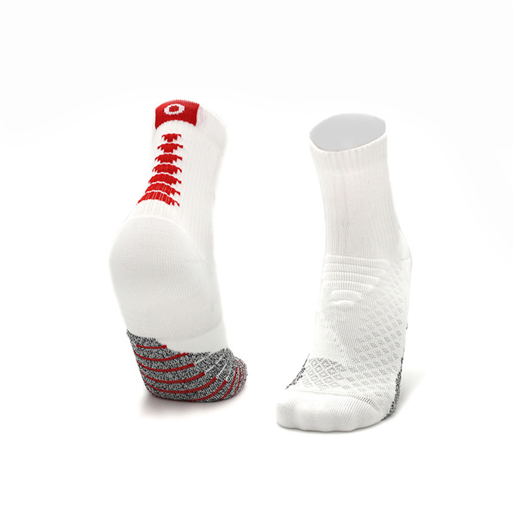 Non-Slip Mid-Calf Training Socks | Terry Sole, Quick-Dry OEM