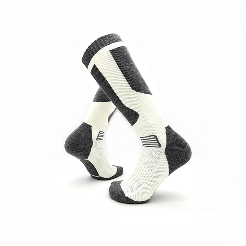 30% Merino Wool Ski Socks | Thermal Cushion, OEM Factory