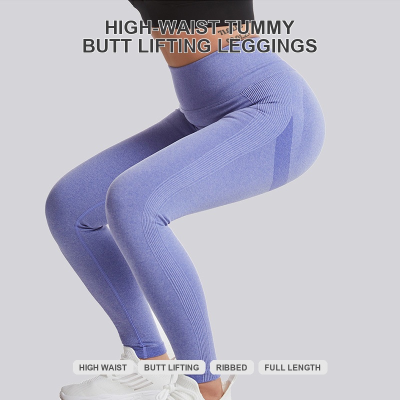 Seamless Full-Length Yoga Leggings | Tummy Control, Butt Lift, OEM