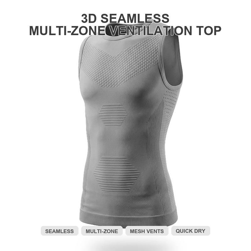 Seamless Sleeveless Gym Tank | Moisture Wicking, Zoned Compression, OEM Seamless Sleeveless Gym Tank | Moisture Wicking, Zoned Compression, OEM